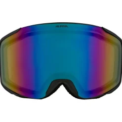 Alpina - Taos Q Mirror S2 (VLT 24%) - Skibrille Black / Willow / Green Matt / Green Mirror