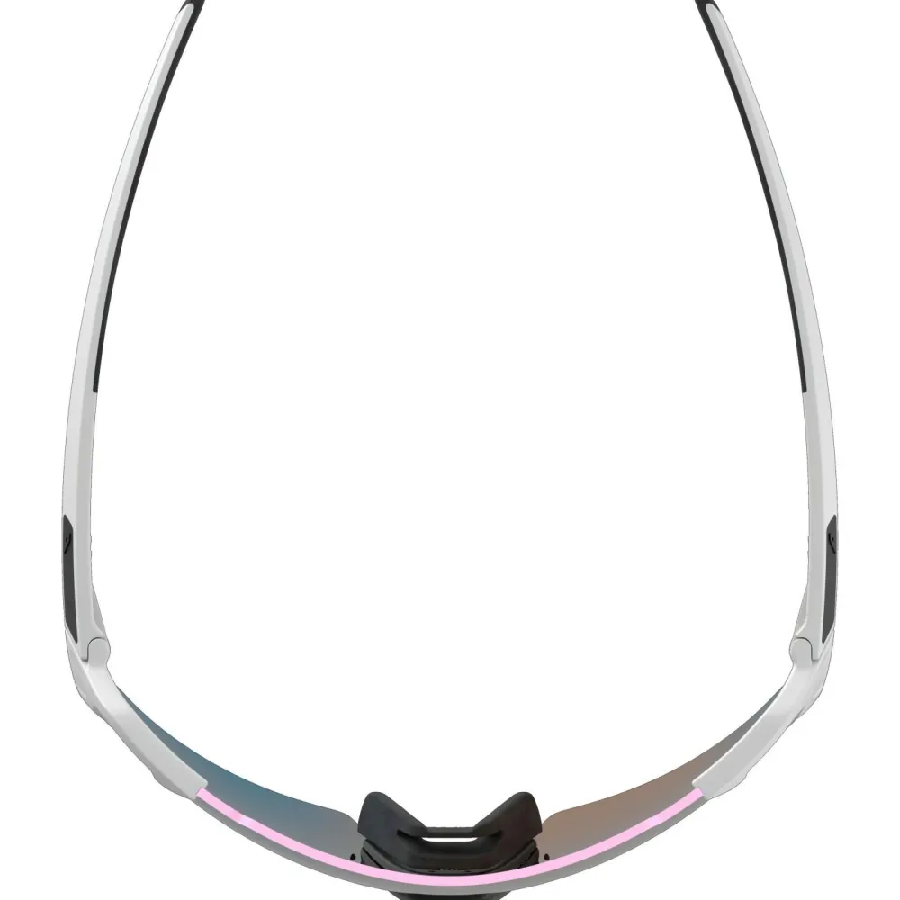 Alpina - Turbo Air Q-Lite S3 + Q-Lite Pink S1 - Fahrradbrille White Gloss / Q-Lite Pink Best