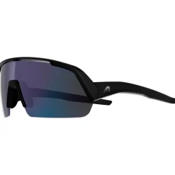 Alpina Fahrradbekleidung|Fahrradbrillen-- Turbo HR Mirror S2 - Fahrradbrille Black Matt / Blue Mirror
