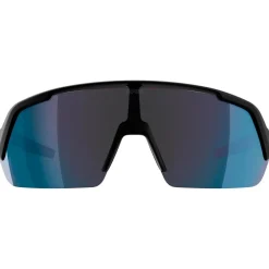Alpina Fahrradbekleidung|Fahrradbrillen-- Turbo HR Mirror S2 - Fahrradbrille Black Matt / Blue Mirror