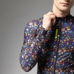 Alu00e9 Alé - Pragma Flowery L/S Jersey - Radtrikot Multicolor New