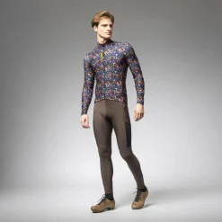 Alu00e9 Alé - Pragma Flowery L/S Jersey - Radtrikot Multicolor New
