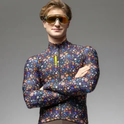Alu00e9 Alé - Pragma Flowery L/S Jersey - Radtrikot Multicolor New
