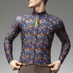 Alu00e9 Alé - Pragma Flowery L/S Jersey - Radtrikot Multicolor New