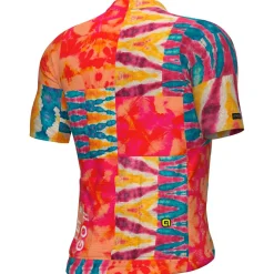 Alu00e9 Alé - PR-E Clorofilla S/S Jersey - Radtrikot Orange Combo Clearance