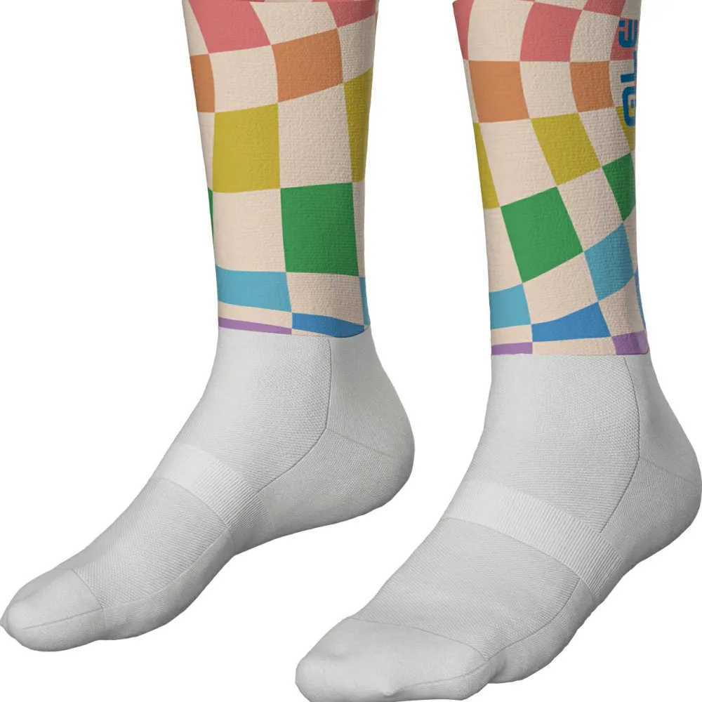 Alu00e9 Alé - Q-Skin 21cm Socks - Radsocken Online