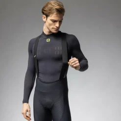 Alu00e9 Fahrradbekleidung|Radhosen-Alé - R-EV1 Voltage Bibtights - Radhose Black