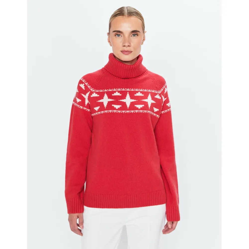 8848 Altitude - Women's Sage Wool Rollneck Sweat - Merinopullover Outlet