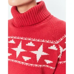 8848 Altitude - Women's Sage Wool Rollneck Sweat - Merinopullover Outlet