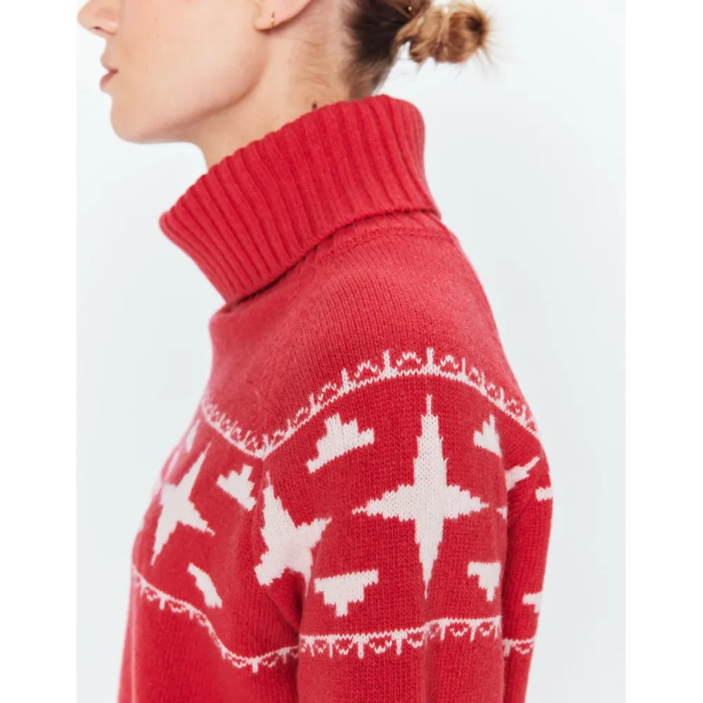 8848 Altitude - Women's Sage Wool Rollneck Sweat - Merinopullover Outlet