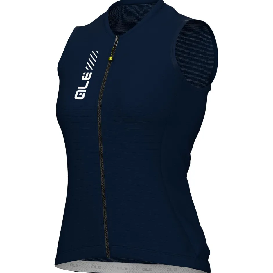 Alu00e9 Fahrradbekleidung|Radtrikots-Alé - Women's Color Block Sleeveless Jersey - Rad Singlet