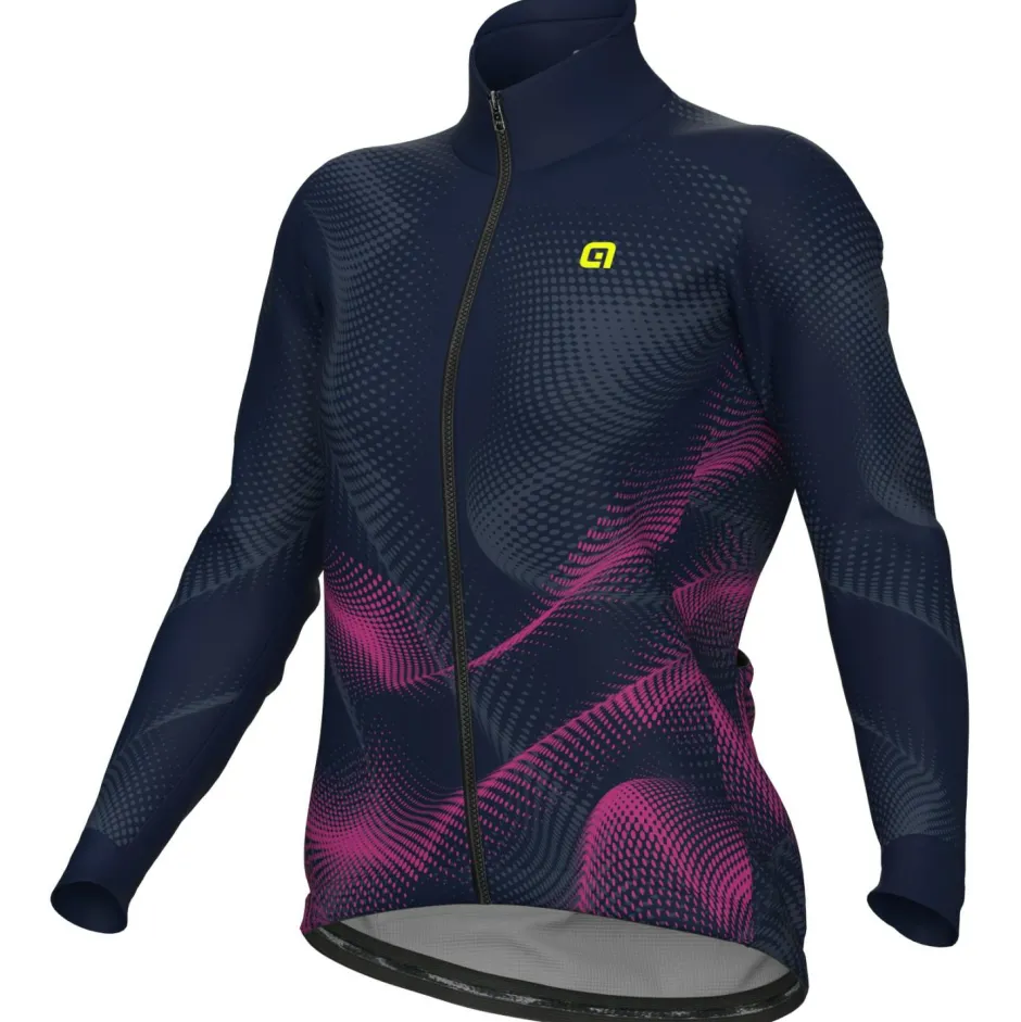 Alu00e9 Fahrradbekleidung|Fahrradjacken-Alé - Women's Pragma Cosmic Jacket - Fahrradjacke Navy Blue