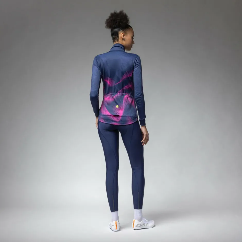 Alu00e9 Fahrradbekleidung|Fahrradjacken-Alé - Women's Pragma Cosmic Jacket - Fahrradjacke Navy Blue