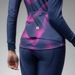 Alu00e9 Fahrradbekleidung|Fahrradjacken-Alé - Women's Pragma Cosmic Jacket - Fahrradjacke Navy Blue