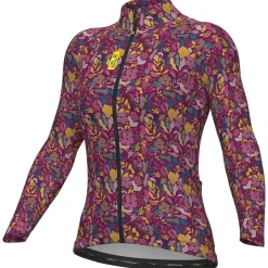 Alu00e9 Alé - Women's Pragma Flowery L/S Jersey - Radtrikot Outlet