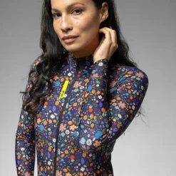 Alu00e9 Alé - Women's Pragma Flowery L/S Jersey - Radtrikot Outlet