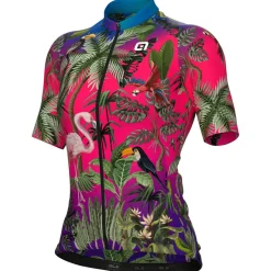 Alu00e9 Fahrradbekleidung|Radtrikots-Alé - Women's PR-E Guyana S/S Jersey - Radtrikot Pink