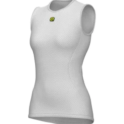 Alu00e9 Alé - Women's Velo Active Sleeveless Baselayer - Radunterhemd White Discount