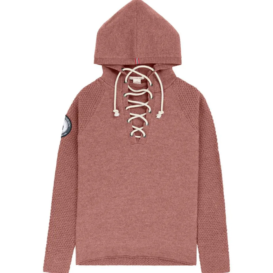 Amundsen Sports - Woen' Boied Hoodie aced - erinopuover