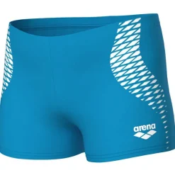 Arena Bademode-- Boy's Openings Swim Short - Badehose Black / Turquoise