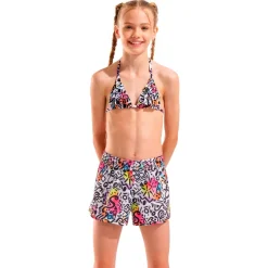 - Girl's Beach Short Printed - Badehose < Arena Discount
