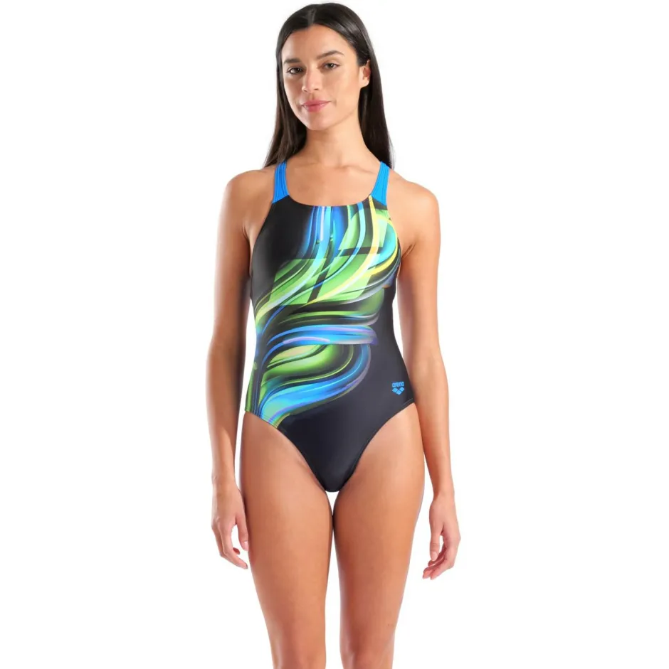 Arena Bademode-- Women's Bloom Swimsuit Swim Pro Back LB - Badeanzug