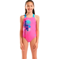 Arena - Girl's Dots Swimsuit Swim Pro Back - Badeanzug