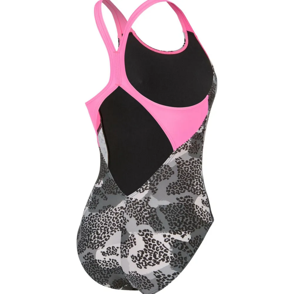 Arena - Women's Camo Swimsuit V Back L - Badeanzug