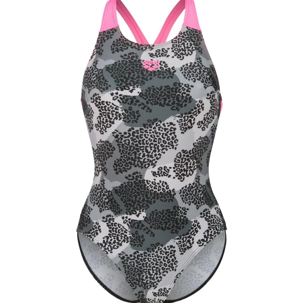 Arena - Women's Camo Swimsuit V Back L - Badeanzug