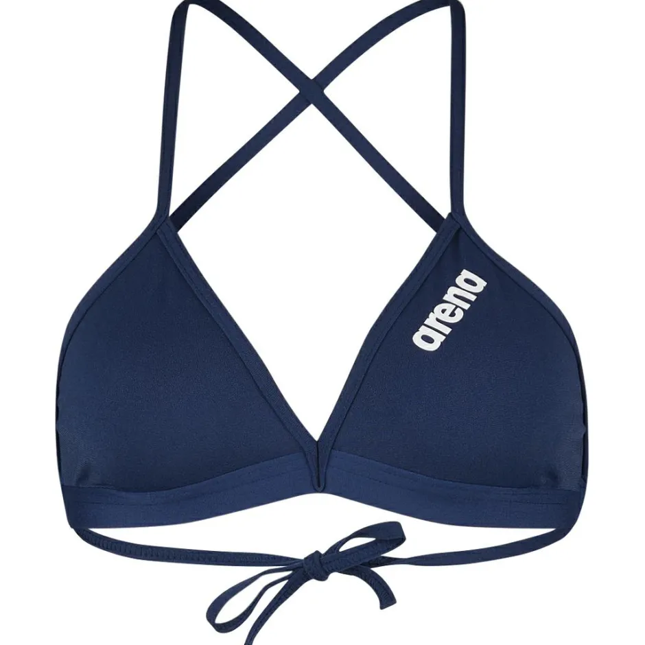 Arena - Women's Team Swim Top Tie Back Solid - Bikini-Top