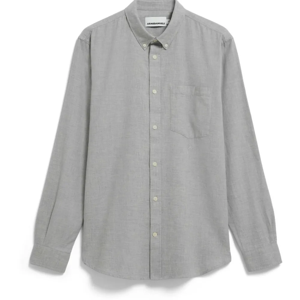 ARMEDANGELS - Araamo - Hemd Silver Melange Sale