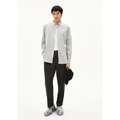 ARMEDANGELS - Araamo - Hemd Silver Melange Sale