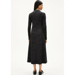 ARMEDANGELS - Women's Dailimaa Zebraraa - Kleid Black