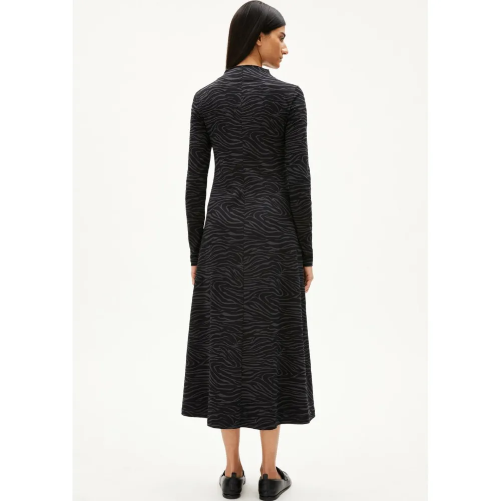 ARMEDANGELS - Women's Dailimaa Zebraraa - Kleid Black