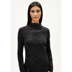ARMEDANGELS - Women's Dailimaa Zebraraa - Kleid Black