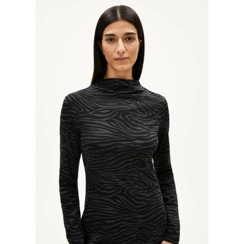 ARMEDANGELS - Women's Dailimaa Zebraraa - Kleid Black