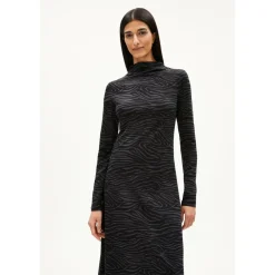 ARMEDANGELS - Women's Dailimaa Zebraraa - Kleid Black
