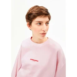 ARMEDANGELS Alltagsbekleidung|Pullover & Hoodies-- Women's GMT Dye Crewneck Sweat - Pullover Pink Mist