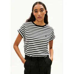 ARMEDANGELS Alltagsbekleidung|T-Shirts-- Women's Idaara Stripes - T-Shirt