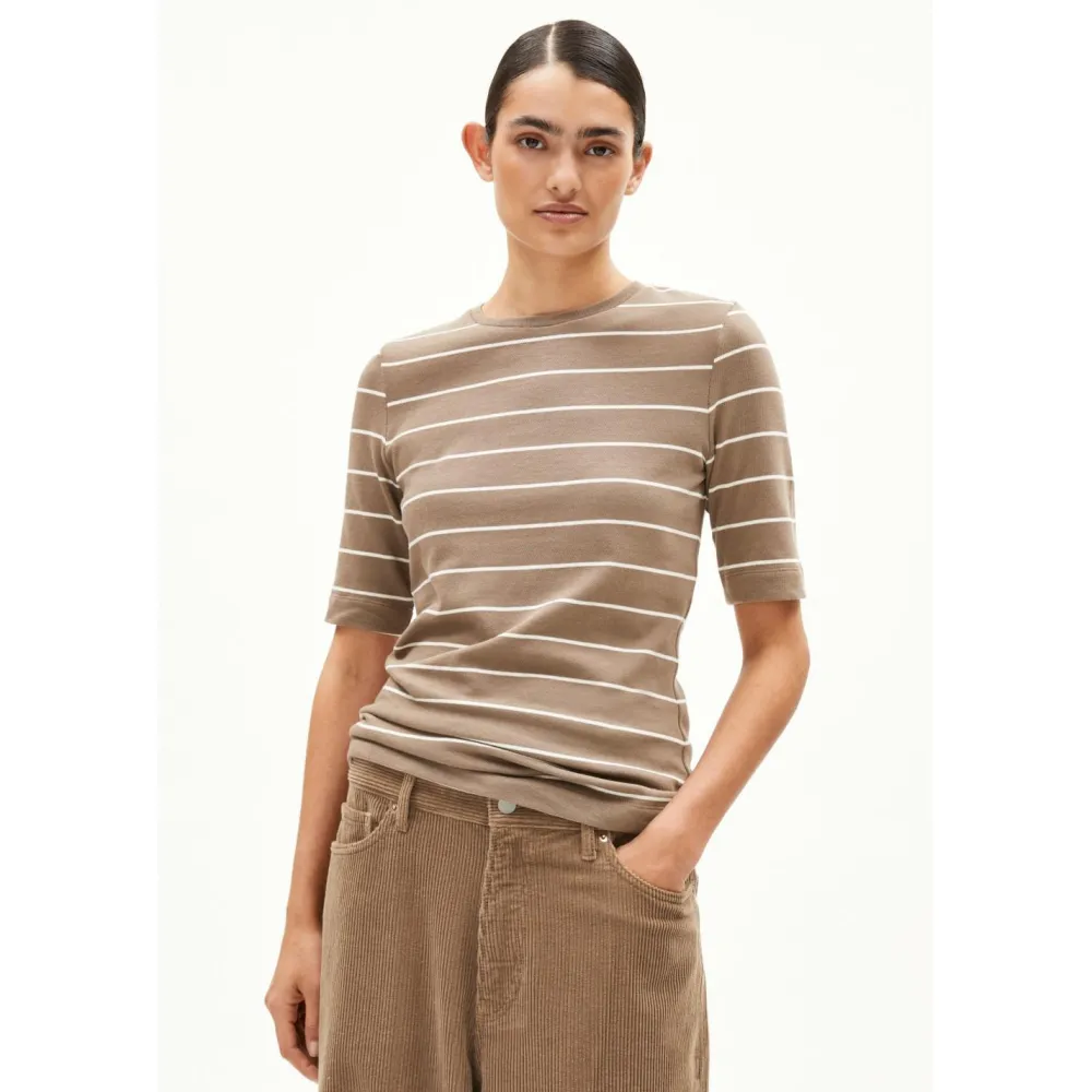 - Woen' Jaaniara Fine tripe - T-hirt < ARMEDANGELS Outlet