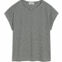ARMEDANGELS T-Shirts|Shirts, Hemden & Longsleeves-- Women's Oneliaa Lovely Stripes - T-Shirt Black / Oatmilk