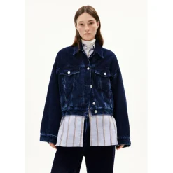 ARMEDANGELS Freizeitjacken|Jacken-- Women's Paasithe Indigo Cord - Freizeitjacke Indigofera