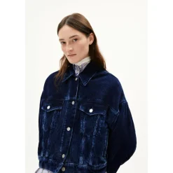 ARMEDANGELS Freizeitjacken|Jacken-- Women's Paasithe Indigo Cord - Freizeitjacke Indigofera