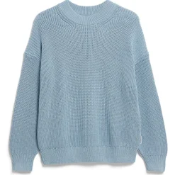 ARMEDANGELS - Women's Vanisé Knit Sweater - Pullover Blue Glow / Dark Blue Glow Discount