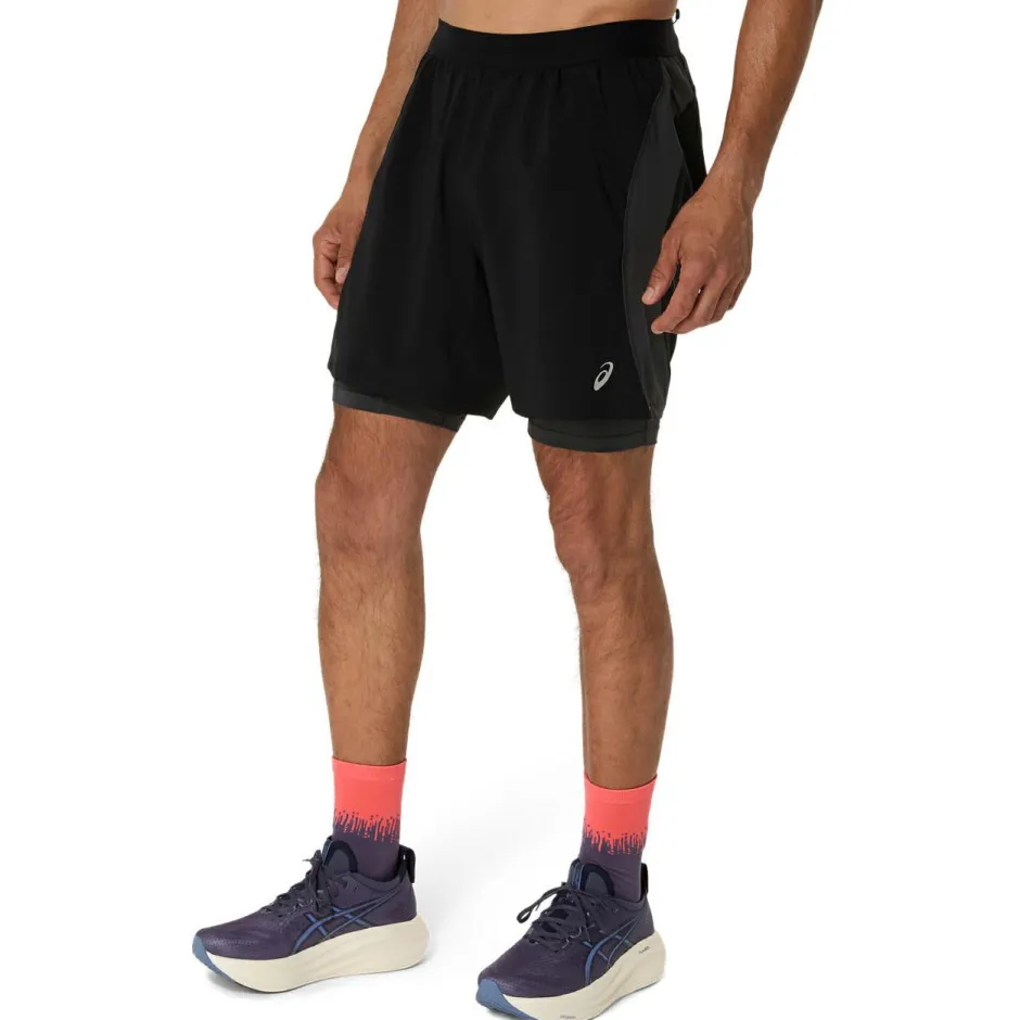 Asics - Road 2-n-1 7'' hort - aufhort