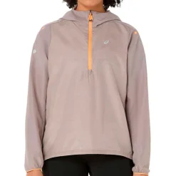 Asics - Women's Fujitrail Packable Windbreaker - Laufjacke Rainstorm Grey