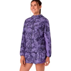 Asics Laufbekleidung|Jacken-- Women's Fujitrail Packable Jacket - Laufjacke Amethyst
