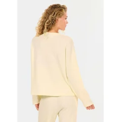 ATHLECIA - Women's Cardall Waffle Sweatshirt - Pullover Vaporous Gray
