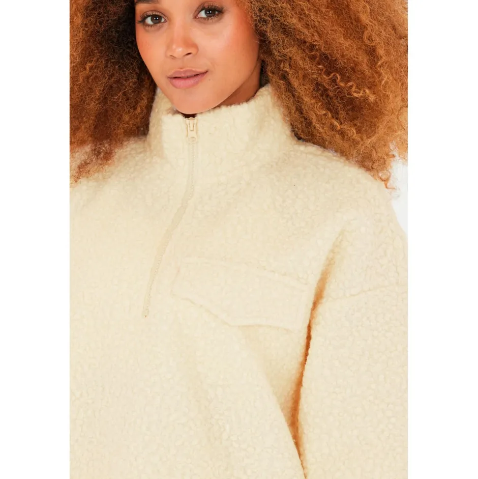 ATHLECIA Pullover & Hoodies|Alltagsbekleidung-- Women's Florrie Sherpa Half Zip - Pullover