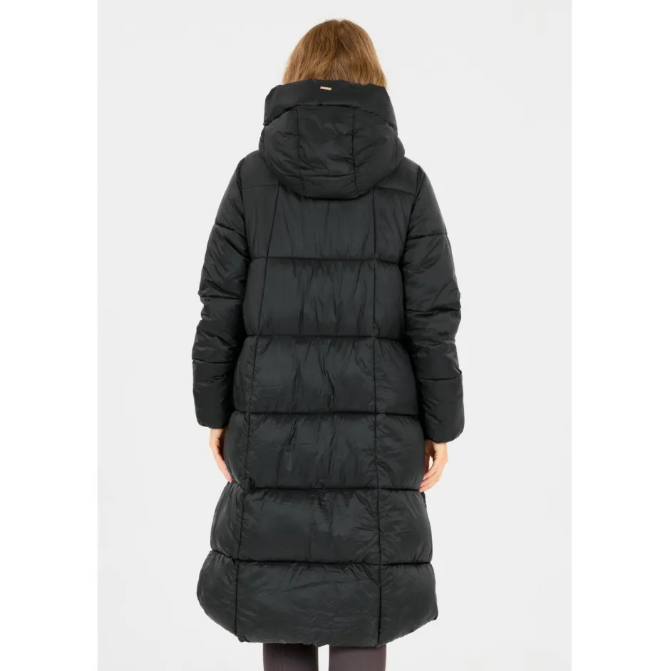 ATHLECIA Freizeitjacken|Wanderbekleidung-- Women's Miraz Long Puffer Jacket - Mantel Black